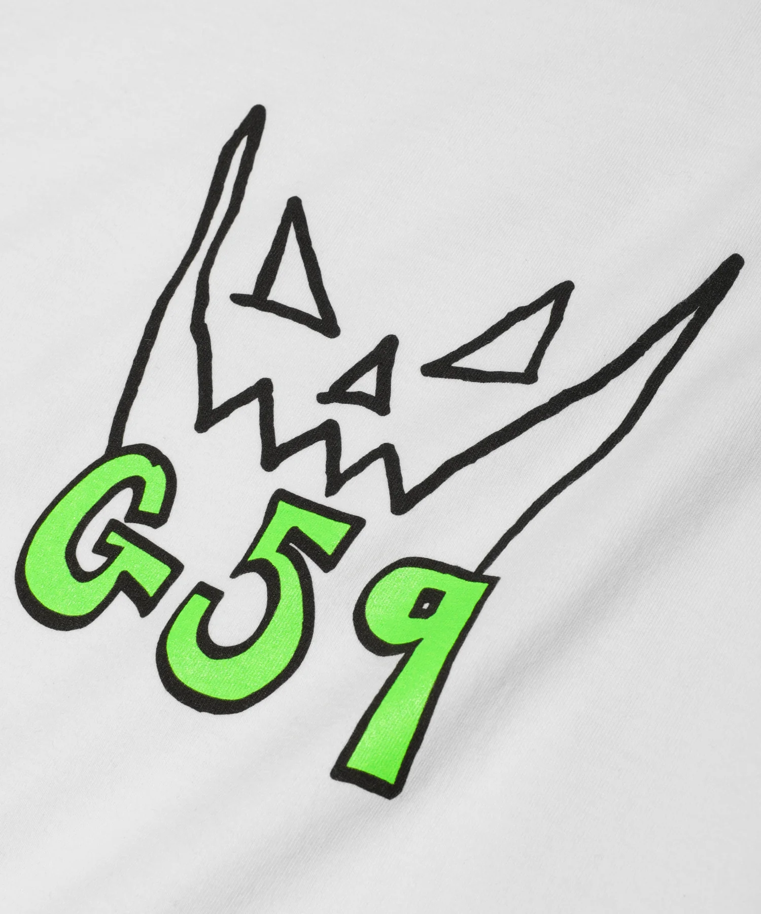 G59 HAND DRAWN TEE (WHITE) - Image 3