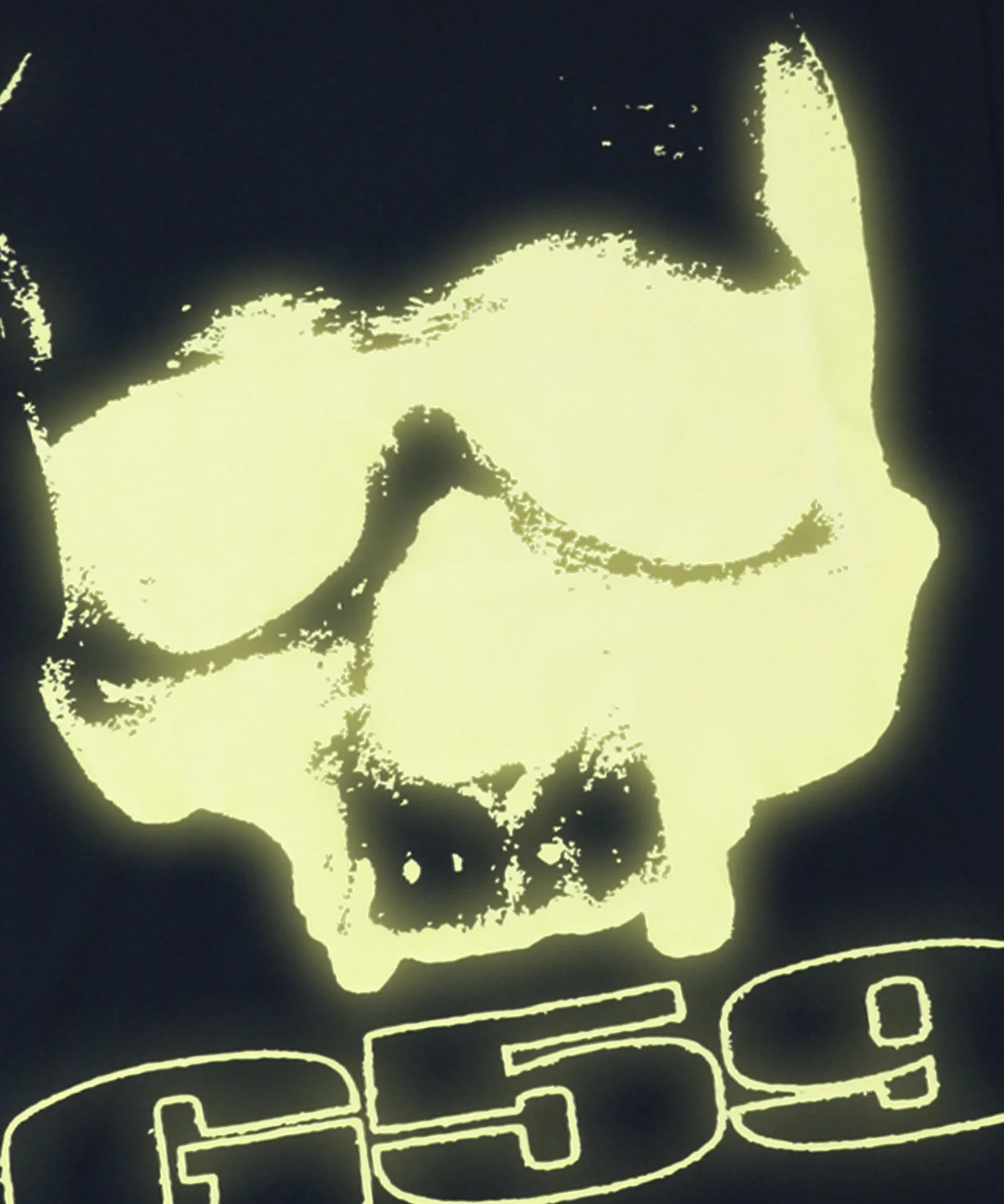 GLOW LOGO T-SHIRT (NAVY) - Image 3